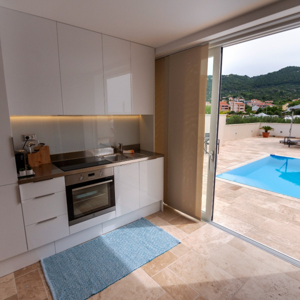 Kitchen, Haus Helga, Haus Helga with pool and sauna near the sea, Banjol, Rab Island, Croatia Banjol