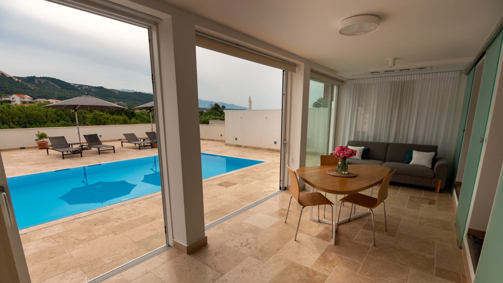 Welcome to Haus Helga - Comfort and Serenity, Haus Helga with pool and sauna near the sea, Banjol, Rab Island, Croatia Banjol
